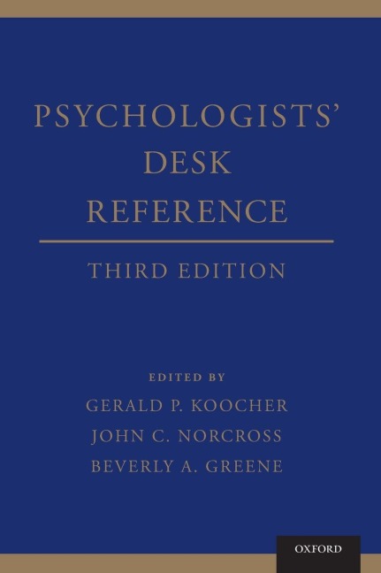 Psychologists' Desk Reference Third Edition - 