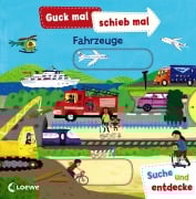 Cover-Bild zum Titel 'Guck mal, schieb mal! Suche und entdecke - Fahrzeuge' von ''