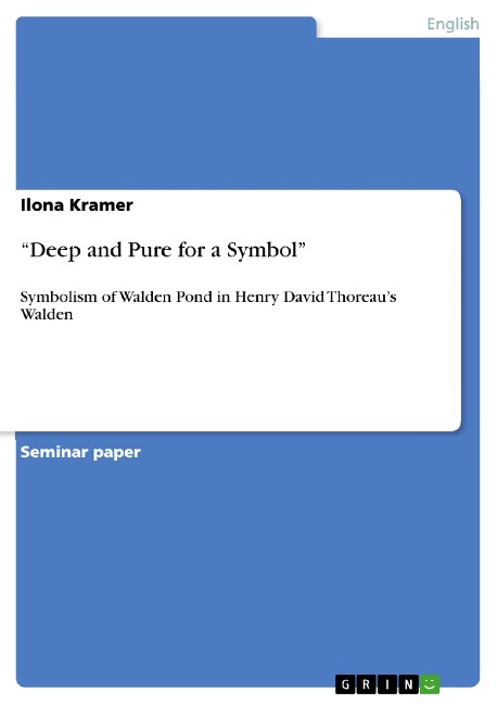 ¿Deep and Pure for a Symbol¿ - Ilona Kramer