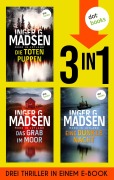 Cover-Bild zum Titel 'Die toten Puppen, Das Grab im Moor & Eine dunkle Nacht' von 'Inger Gammelgaard Madsen'