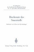 Cover-Bild zum Titel 'Biochemie des Sauerstoffs' von ''