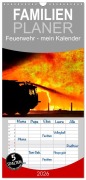 Familienplaner 2026 - Feuerwehr - mein Kalender mit 5 Spalten (Wandkalender, 21 x 45 cm) CALVENDO - Peter Roder