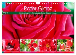 Roter Glanz Blütenpracht (Wandkalender 2025 DIN A4 quer), CALVENDO Monatskalender - Gisela Kruse