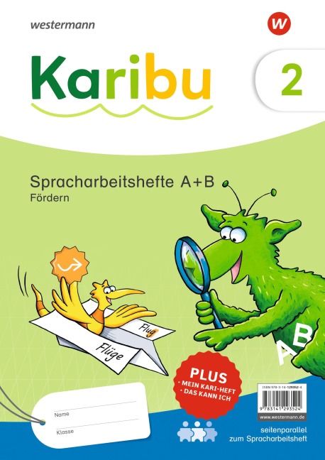 Karibu 2. Paket Spracharbeitshefte A+B Fördern - zielgleich, seitenparallel zum Spracharbeitsheft, auch zum Sprachbuch einsetzbar - 