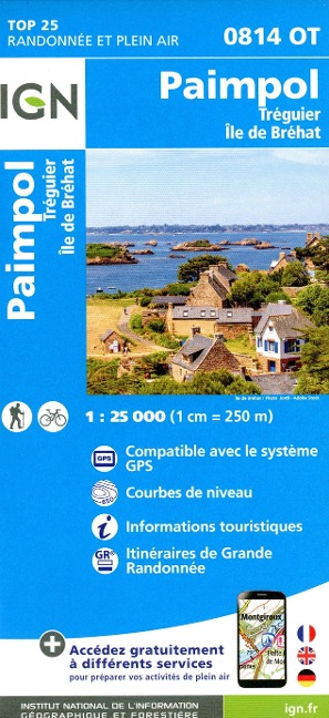 Paimpol Treguier -Ile de Brehat 1:25 000 - 