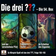Cover-Bild zum Titel '54. Box (Folgen 163 - 165)' von 'Die Drei ???'