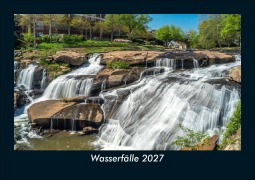 Cover-Bild zum Titel 'Wasserfälle 2027 Fotokalender DIN A5' von 'Tobias Schmitt, Kevin Heber'