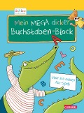 Cover-Bild zum Titel 'Schlau für die Schule: Mein MEGA dicker Buchstaben-Block' von 'Christine Mildner'