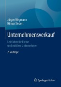 Cover-Bild zum Titel 'Unternehmensverkauf' von 'Hilmar Siebert, Jürgen Wegmann'