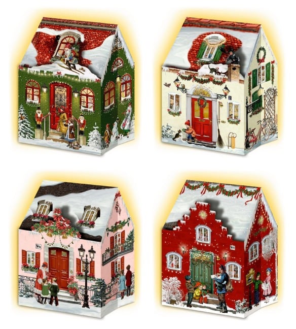Mini-Adventskalender - Happy Christmas Houses - 
