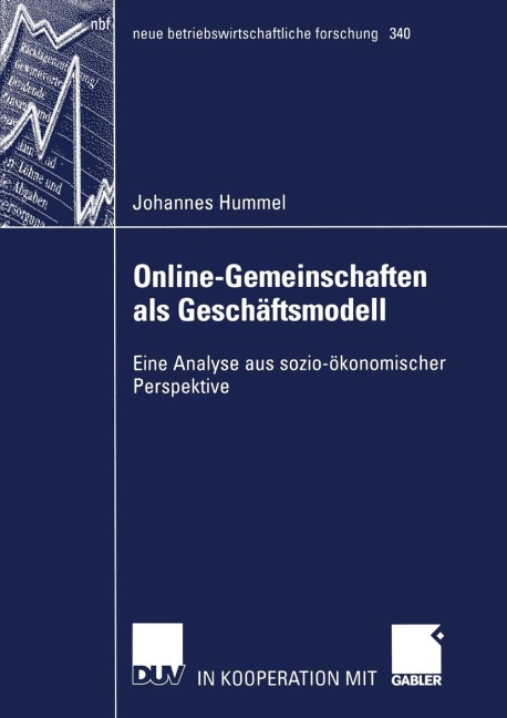 Online-Gemeinschaften als Geschäftsmodell - Johannes Hummel