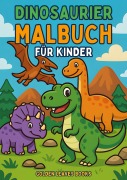 Dinosaurier Malbuch für Kinder - Golden Leaves Books