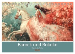 Cover-Bild zum Titel 'Barock und Rokoko - Malerische Werke (Tischkalender 2026 DIN A5 quer), CALVENDO Monatskalender' von 'Liselotte Brunner-Klaus'
